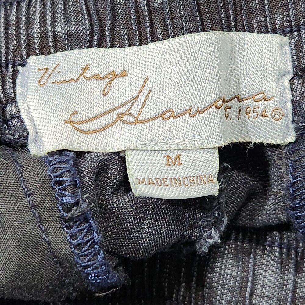 Vintage Havana Elastic Waist Joggers Pants Size Medium Black - Picture 11 of 13